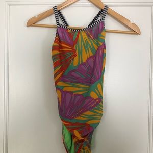 Competitive swim practice bathing suit